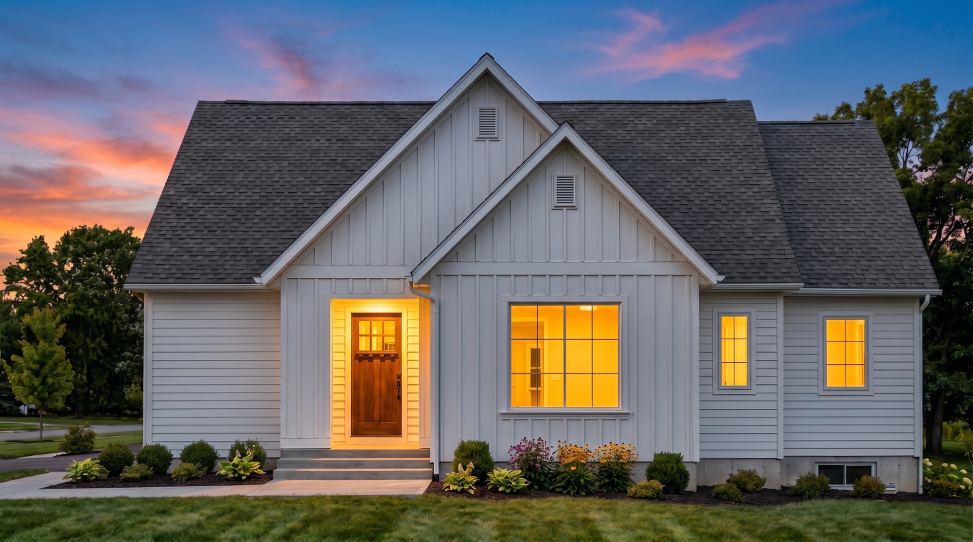Greyson Rabbit Run 9 Exterior Elevation Twilight