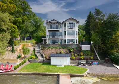 Lake Home Exterior (1) Element Design Build Home Builder Rochester Ny