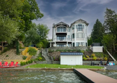 Lake Home Exterior (14) Element Design Build Home Builder Rochester Ny